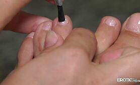 Look at my hot feet and perfect toes