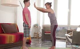 Young Yoga Teacher with thick Cock seduces my matured Pussy