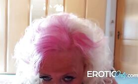 Horny German Granny Pure Vicky Gets a Hot Facial