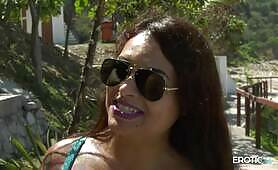 Tattooed Slut gets picked up at the Beach for a hot Fuck