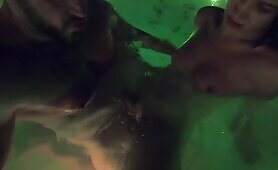 Nyla-Style and Jean Pallett in the Whirlpool