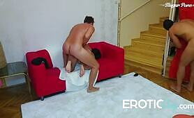 Two Burglars attack me with their horny big Cocks!